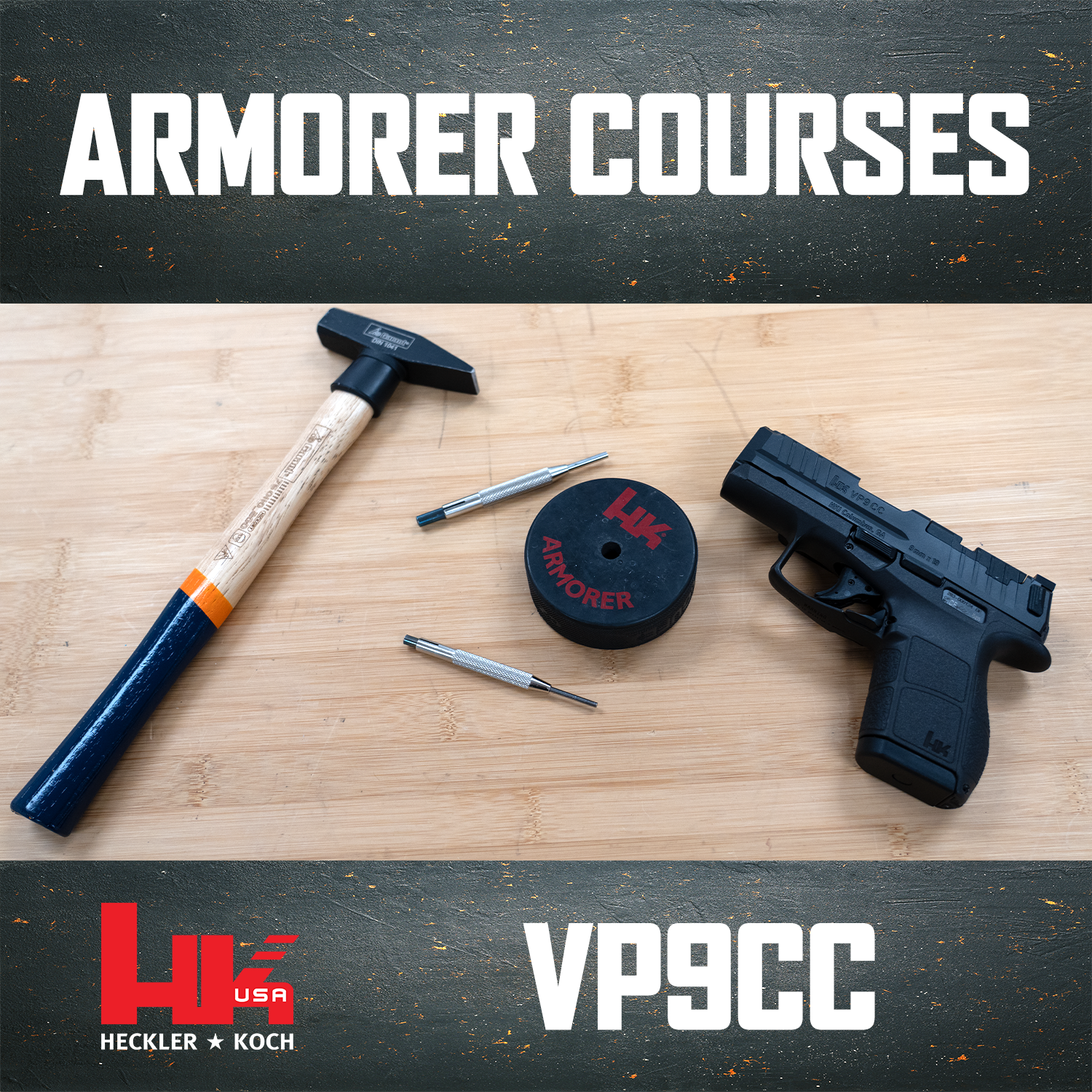 VP9CC Armorer Course: 8 Dec 2026